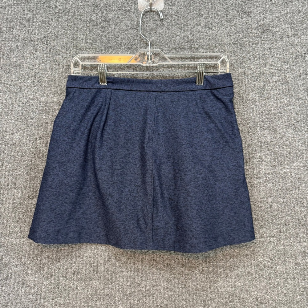 Outdoor Voices Skort Women Medium Blue Space Dye Wrap Front Athletic Tennis Golf